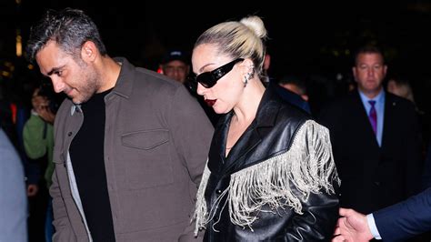 Lady Gaga steps out for a rare date with with on-off boyfriend Michael ...