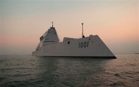 Download wallpapers USS Michael Monsoor, DDG-1001, guided missile destroyer, Zumwalt class ...