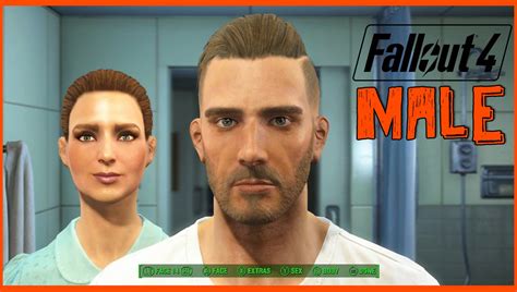 Fallout 4 Character Creation MALE - YouTube