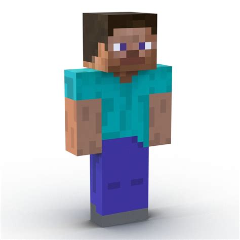 Steve Minecraft modèle 3D $29 - .3ds .c4d .fbx .obj .max .ma - Free3D