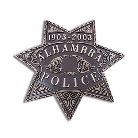 Alhambra Police Department - ER Badge