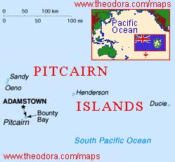 Maps of Pitcairn Islands - Pitcairn Flags, Maps, Economy, Geography ...