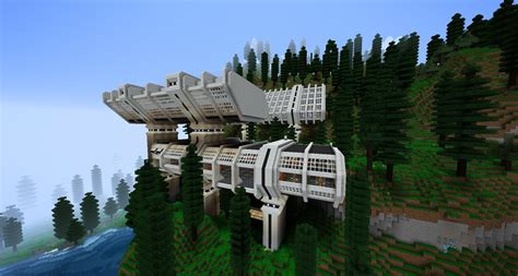 Futuristic sci-fi inspired base build : r/feedthebeast