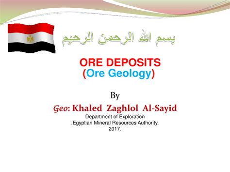 (PDF) ORE DEPOSITS (Ore Geology)