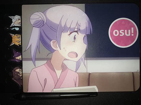 Anyone play osu? 😆 love my tablet cover 💜 : r/NewGame