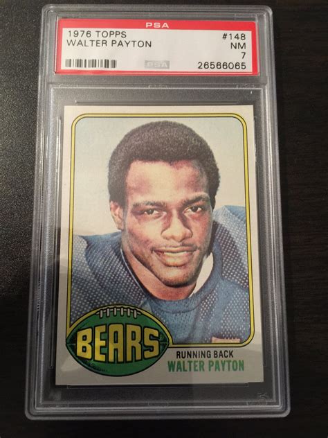 For Sale - Walter Payton rookie psa 7 | NFL - Selling, Trading ...