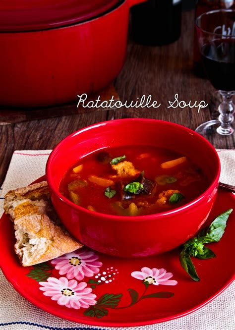 Easy Ratatouille Soup @ Not Quite Nigella