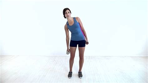 Dumbbell Side Bend - The Standing Ab Workout - YouTube