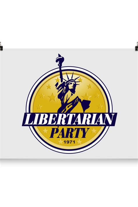 Libertarian Party Logo Poster - ShopperBoard