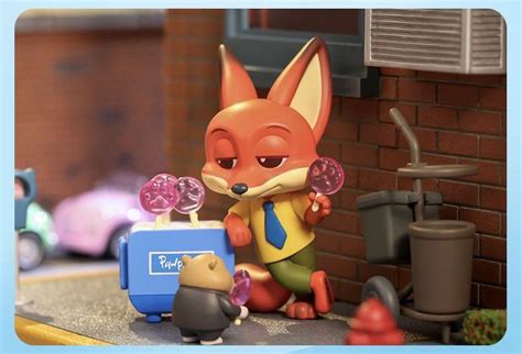 BNIF PopMart Zootopia Ice Cream Nick, Hobbies & Toys, Toys & Games on ...