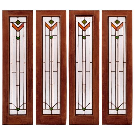 Pair of Art Deco Stained Glass Windows For Sale at 1stDibs | art deco windows for sale, pair ...