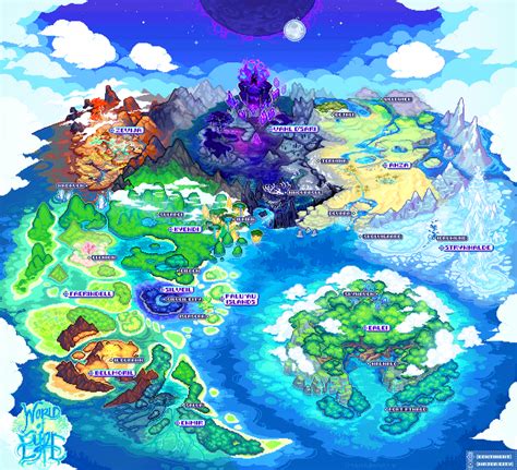 [Lore] Map of Eyre - Update! by manaberry on DeviantArt