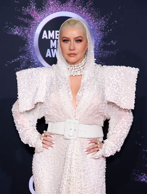 CHRISTINA AGUILERA at 2019 America Music Awards in Los Angeles 11/24 ...