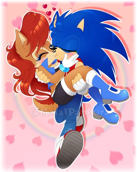 Kisses to go! by MetalPandora on @DeviantArt | Sonic fan art, Sonic art, Sonic fan characters