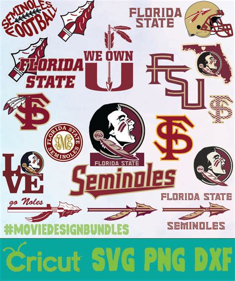 Florida State Seminoles NCAA SVG, PNG, DXF - Movie Design Bundles