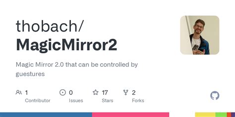 GitHub - thobach/MagicMirror2: Magic Mirror 2.0 that can be controlled ...