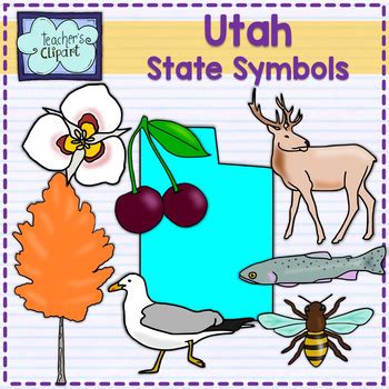 Utah State Symbols Clip Art by Teach Simple