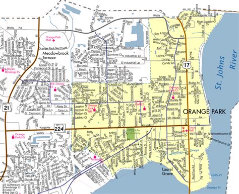 Florida Orange Groves Map - Printable Maps