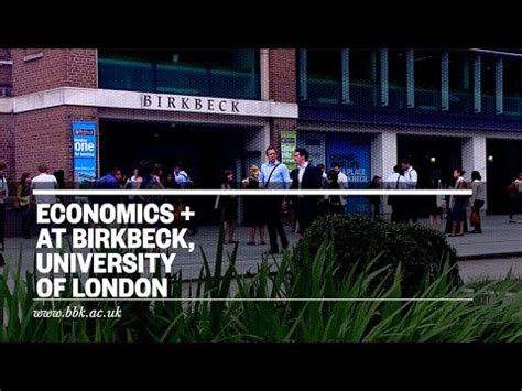 Economics + Courses at Birkbeck, University of London - YouTube