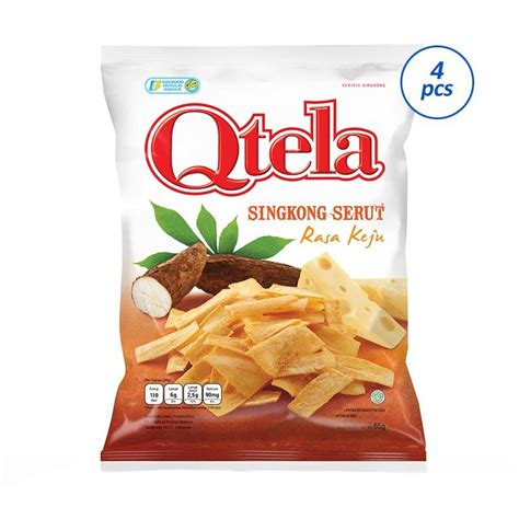 Jual Qtela Singkong Serut Keju Snack [65 g/ 4 Pcs] di Seller Indofood Snack Time Official Store ...