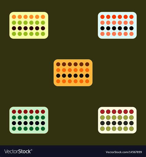 Twister game mat collection Royalty Free Vector Image