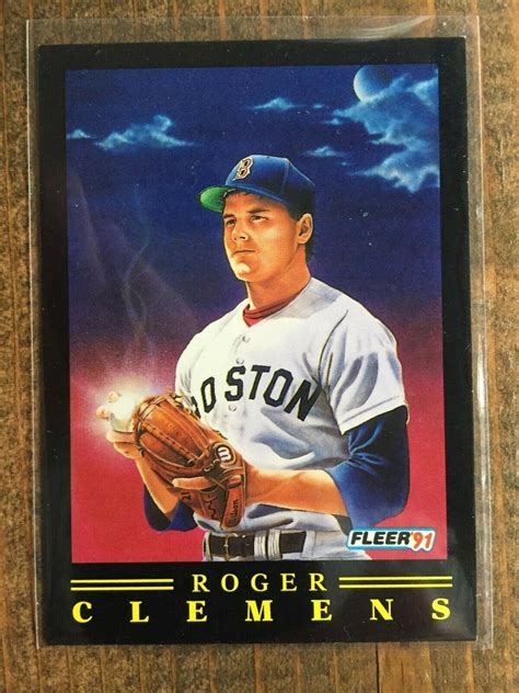 Details about 1991 FLEER PRO VISIONS #9 ROGER CLEMENS "PITCHING MAGIC" (NM) "NICE CARD" in 2020 ...