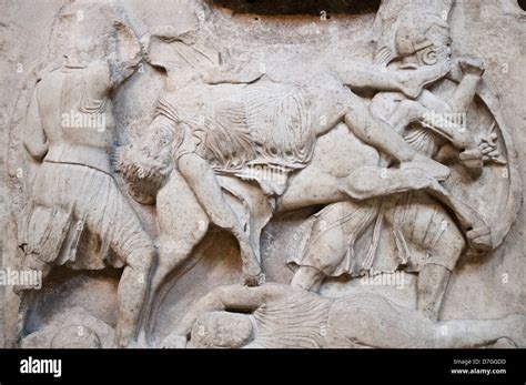 Parthenon Frieze, British Museum, London, UK Stock Photo - Alamy