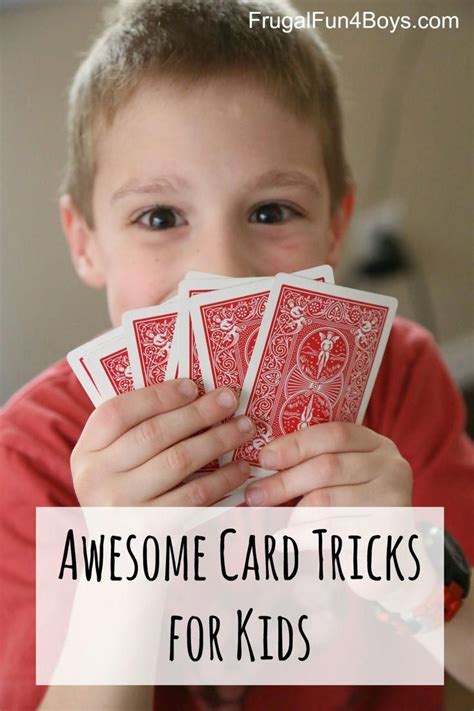 Different acted diy magic tricks this post | Card tricks for kids, Magic for kids, Magic card tricks