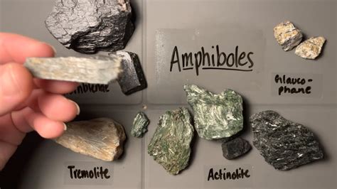 Mineral Identification : Amphiboles - YouTube