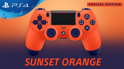 Introducing the Sunset Orange Dualshock 4 Wireless Controller - Impulse ...