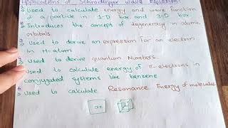 Applications and Significance of Schrodinger wave Equation | Doovi