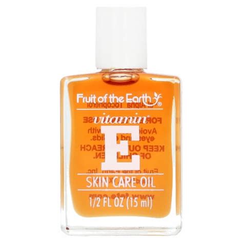 Fruit Of The Earth Vitamin E Skin Care Oil, Unscented, 0.5 oz, 1 - Fry’s Food Stores