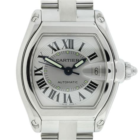 Cartier Roadster Stainless Steel Automatic Mens Watch