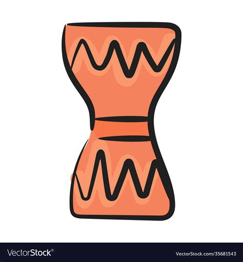 Mridangam Royalty Free Vector Image - VectorStock