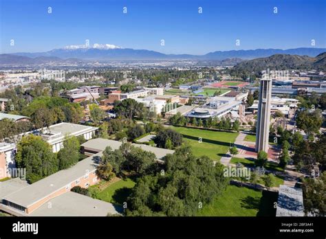University of California UC Riverside campus aerial views on a clear sunny day Stock Photo - Alamy