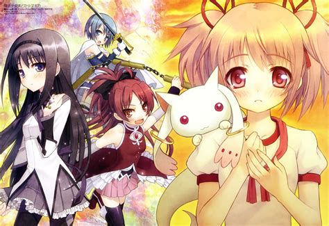 Four female anime characters HD wallpaper | Wallpaper Flare