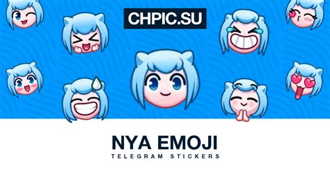 Nya Emoji Animated telegram stickers