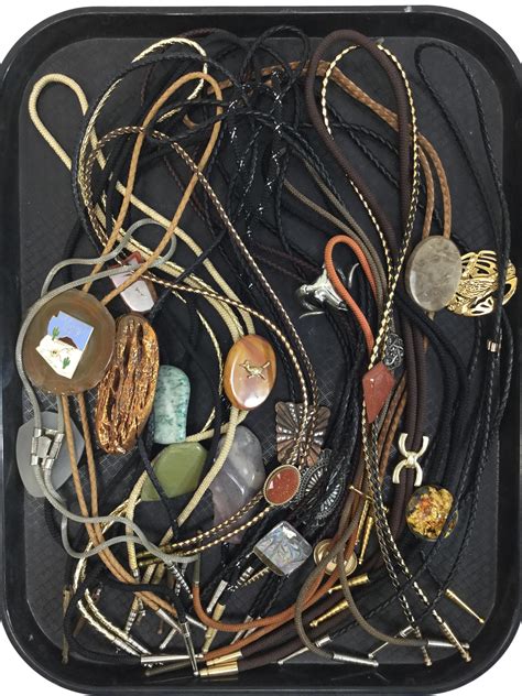 Lot - Assorted Men's Western Bolo Ties