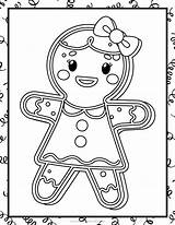 Gingerbread Man Printables Puppet Sketch Coloring Page sketch template