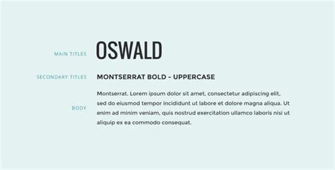 oswald-font-combination - Colormelon