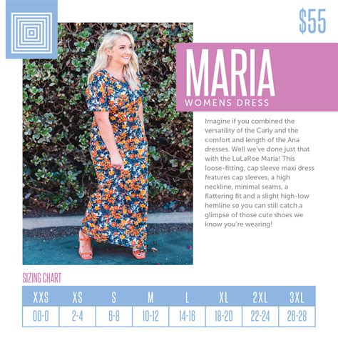 LuLaRoe Styles - Size Charts - Pricing