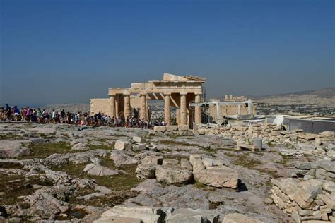 Athens Greece - August 29 2022 : Propylaea Editorial Image - Image of august, republic: 268516975