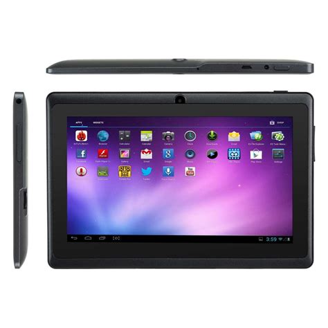 7" inch Android 4.4 Quad Core Tablet PC MID 8GB Dual Camera Wifi Bluetooth Black - PCMacs