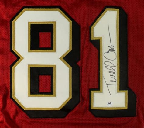 Terrell Owens Signed 49ers Jersey (GA)