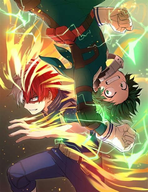 Deku Vs Todoroki Wallpapers - Wallpaper Cave