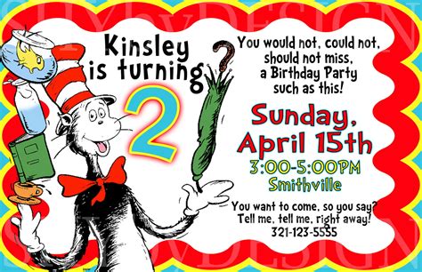 Free Printable Dr Seuss Birthday Invitations | Download Hundreds FREE PRINTABLE Birthday ...