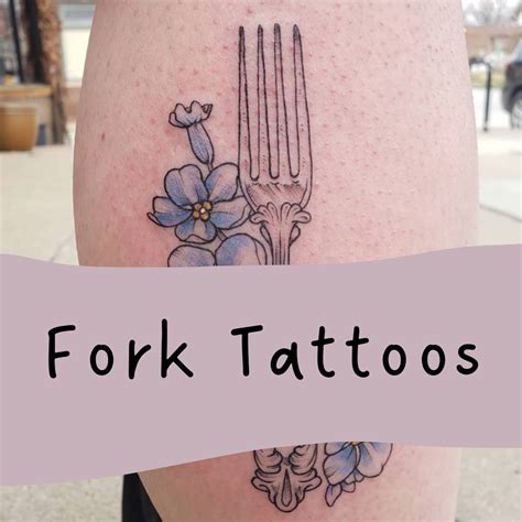 31 Fancy Fork Tattoo Designs (Surprising Meaning) - Tattoo Glee