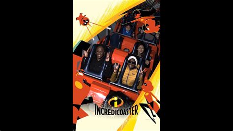 IncrediCoaster Night ride Pixar Pier Disney California Adventure ...