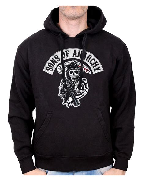 Sons of Anarchy Death Reaper Hoodie as a fan article | horror-shop.com