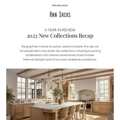 2023 New Collections Recap - ANN SACKS